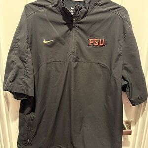 Nike Black FSU Pullover Jacket